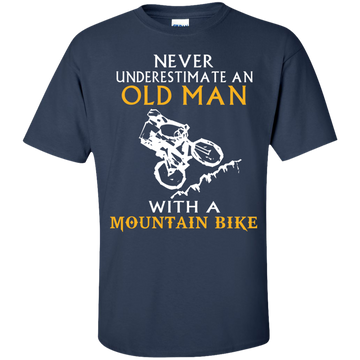 Old man with Mountain Bike t-shirt/hoodie/tank