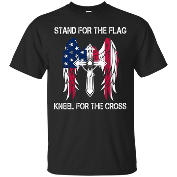 Stand For The Flag Kneel For The Cross Shirt, Tank
