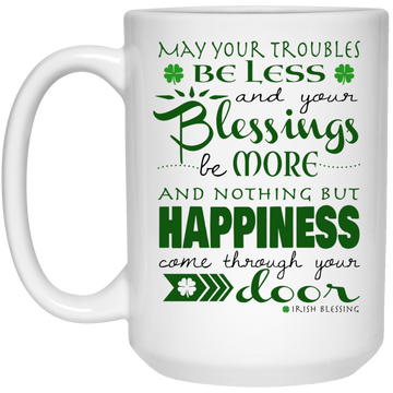 St. Patrick's day Irish Blessing mug