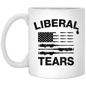 Liberal Tears American Flag Mugs