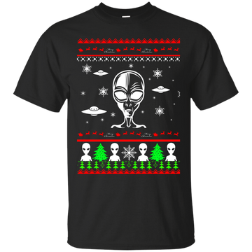 Alien Ugly Christmas Sweater, Funny Alien Christmas Sweater, Shirt