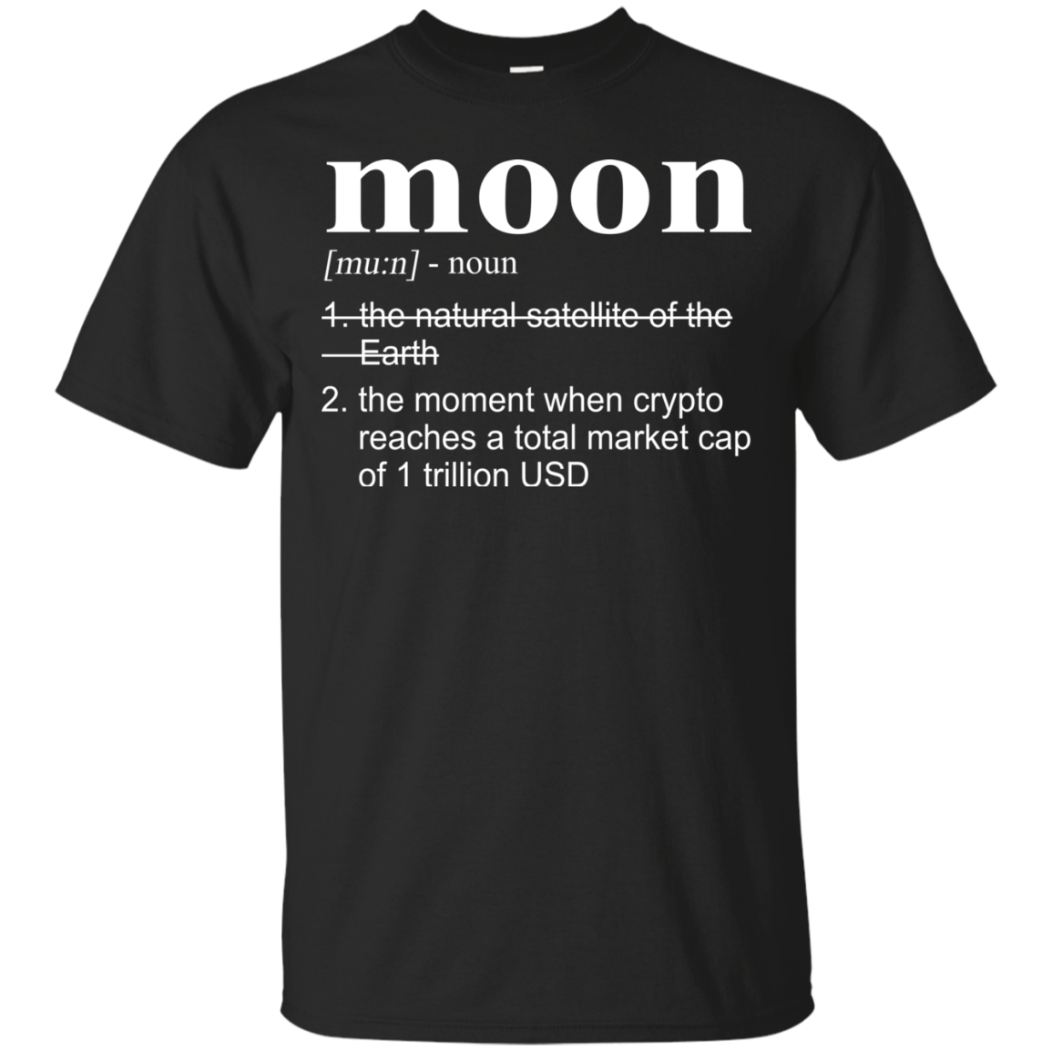 Cryptocurrency Moon Definition shirt, hoodie, tank