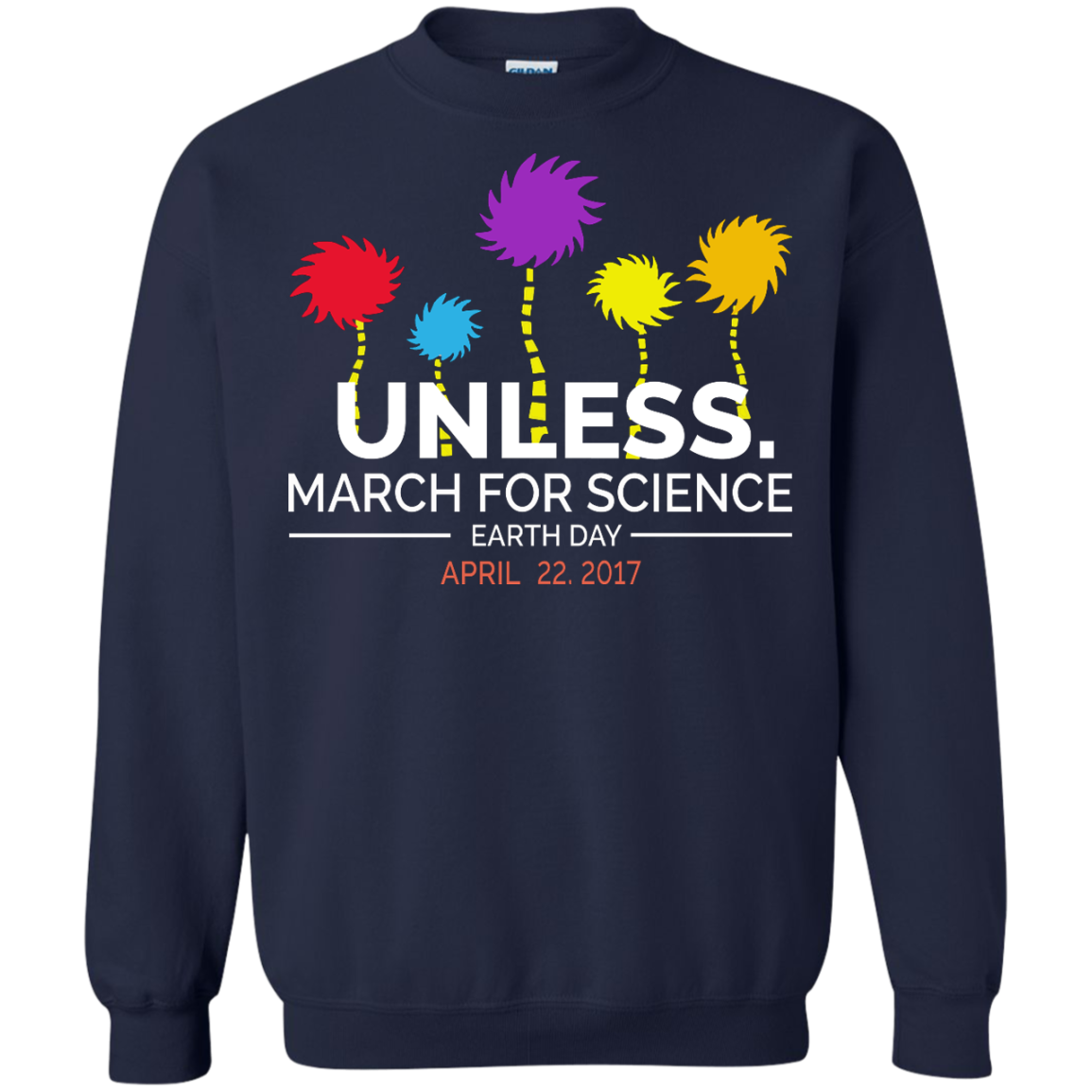 Unless March for Science sweater in Navy