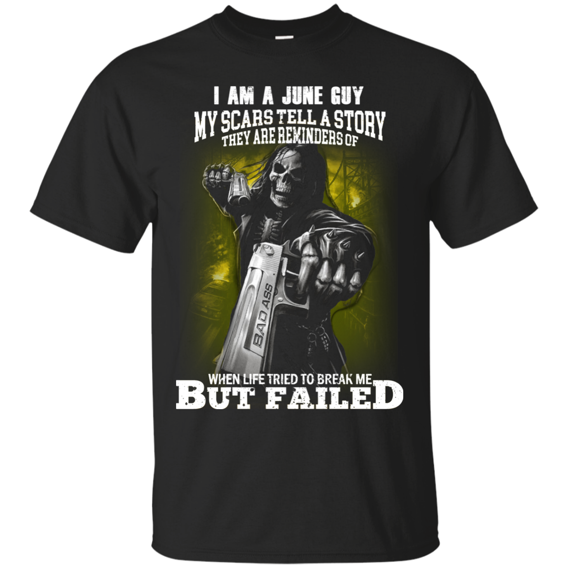 Grim Reaper: I am a June guy my scars tell a story shirt, tank, hoodie