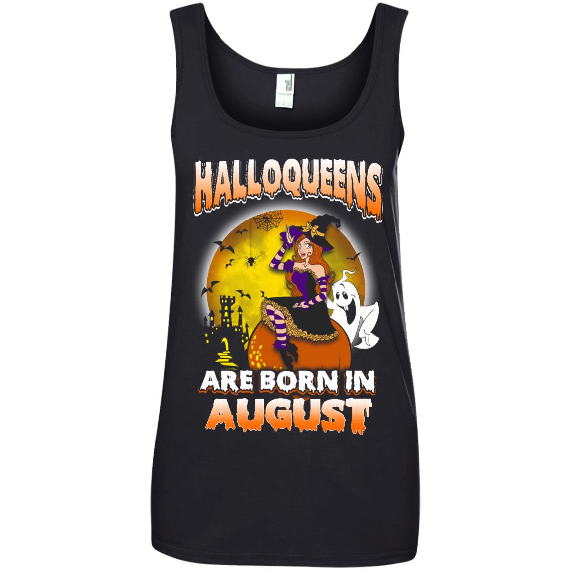 Halloqueens are born in August shirt, hoodie, tank