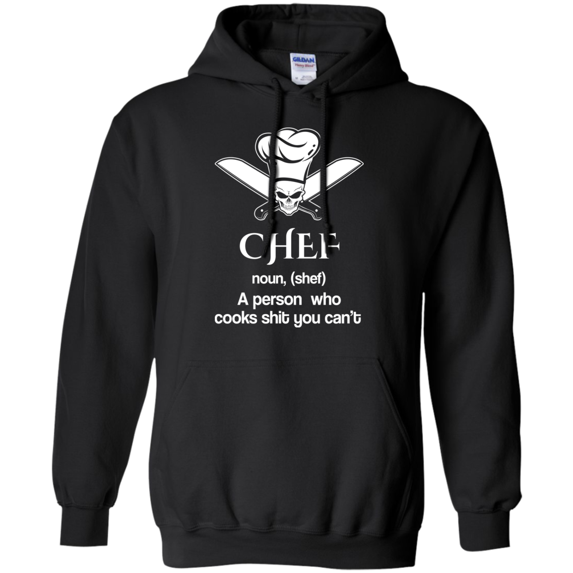CHEF noun, (shef) shirt/hoodies - ifrogtees