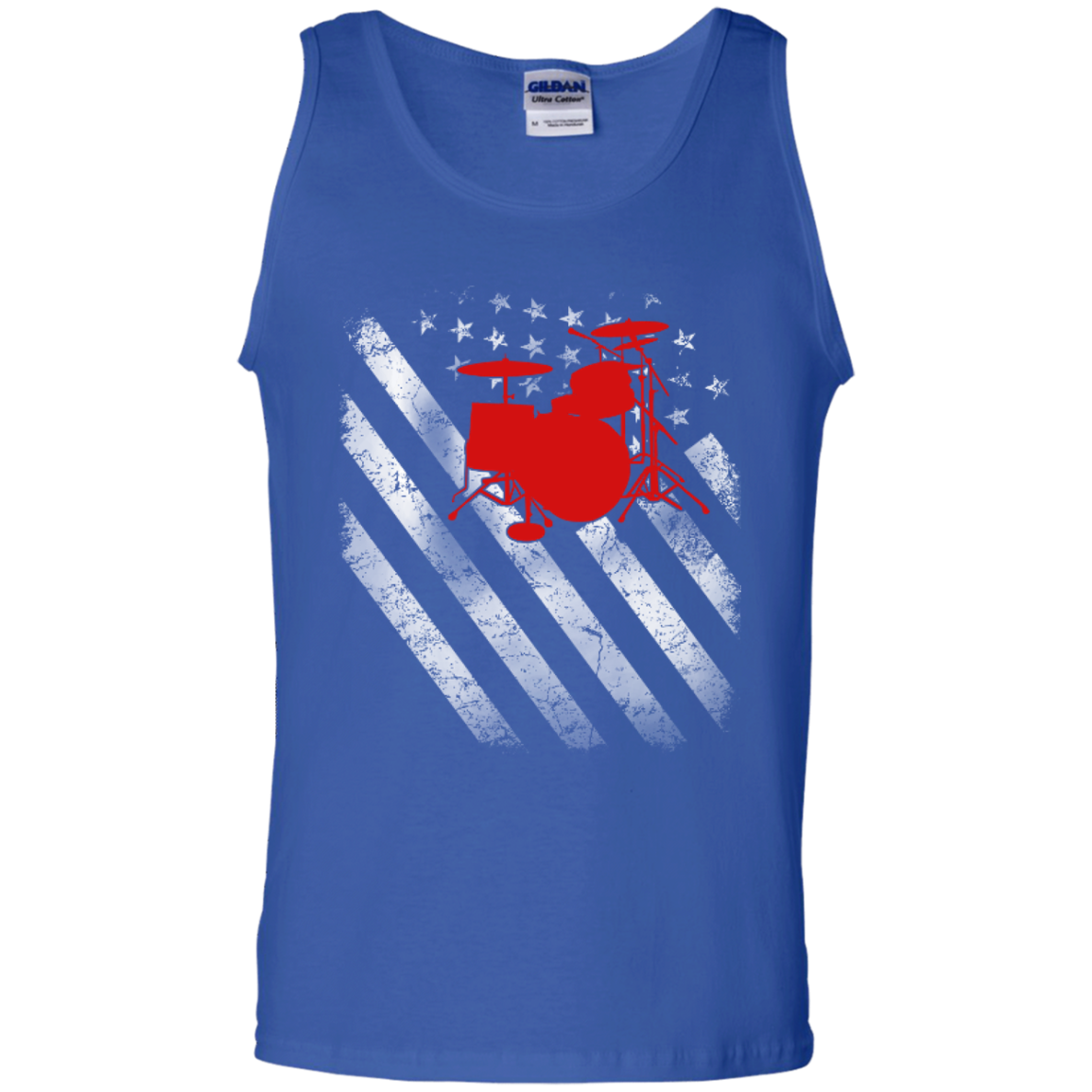 America Flag Drum shirt/hoodie/tank top - ifrogtees
