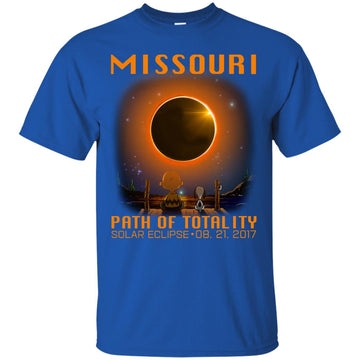 Snoopy and Charlie Brown - Missouri - Path of totality solar eclipse shirt