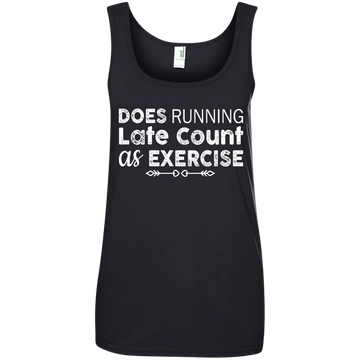 Does Running late count as exercise shirt, sweater, tank