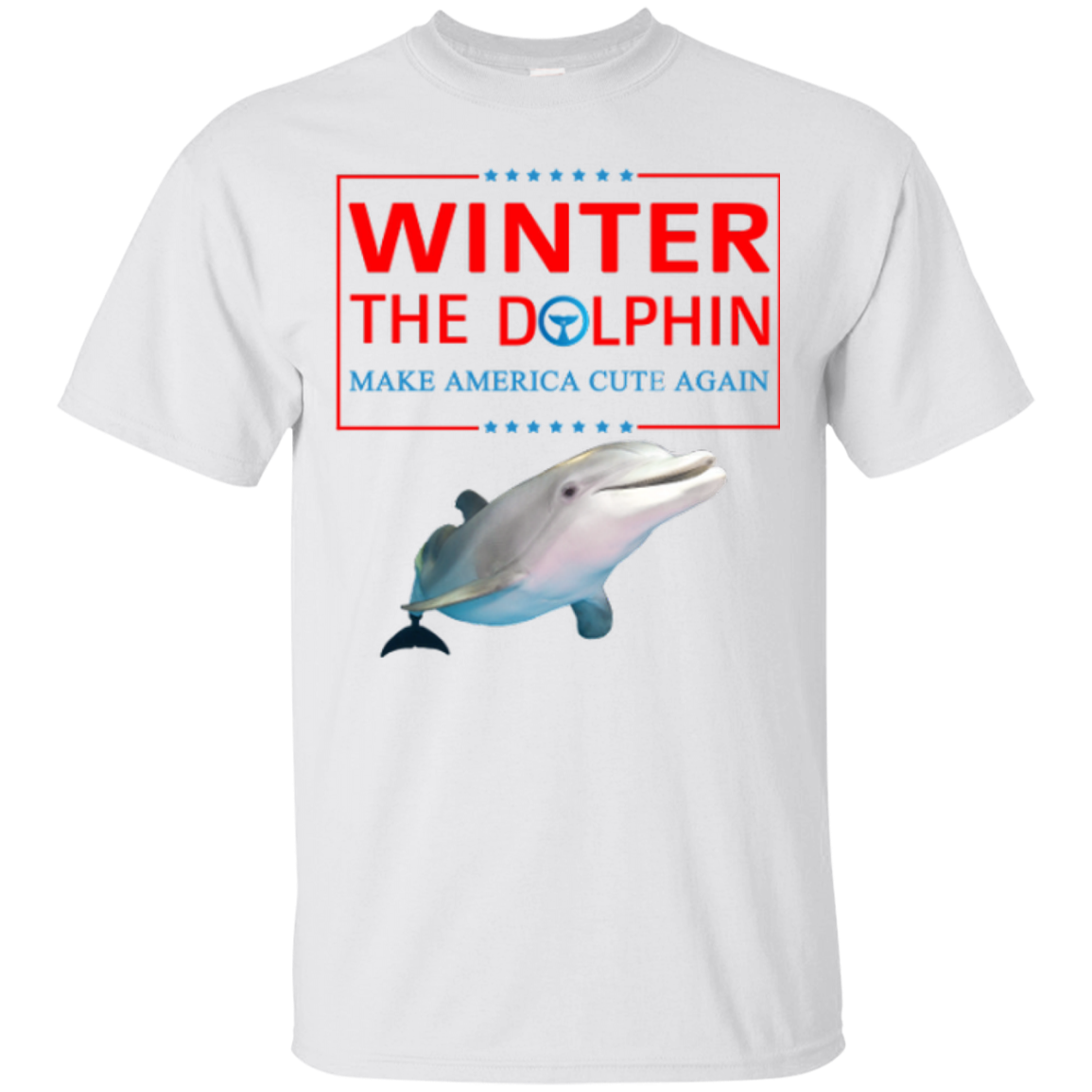 Winter the Dolphin for president shirts, hoodies