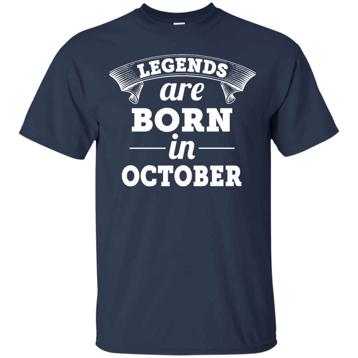 Legends are born in October shirt, hoodie, tank