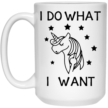 I Do What I Want Unicorn Mugs