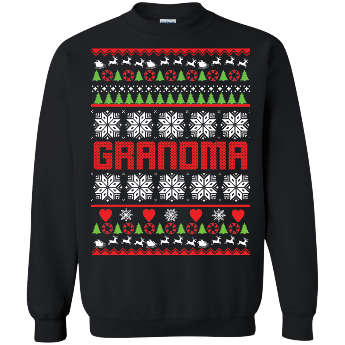 Family Grandma Ugly Christmas Sweater, Hoodie