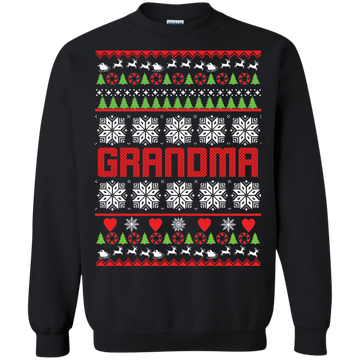 Family Grandma Ugly Christmas Sweater, Hoodie