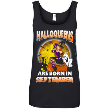 Halloqueens are born in September shirt, hoodie, tank