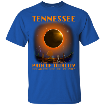Snoopy and Charlie Brown - Tennessee - Path of totality solar eclipse shirt