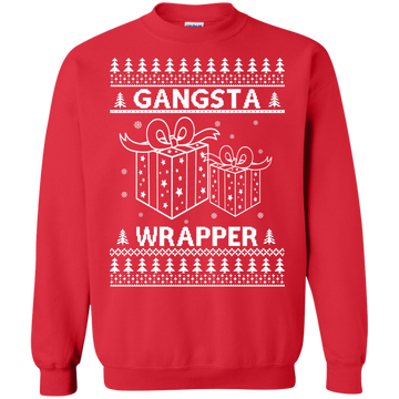 Christmas sweater: Gangsta Wrapper shirt, Hoodie