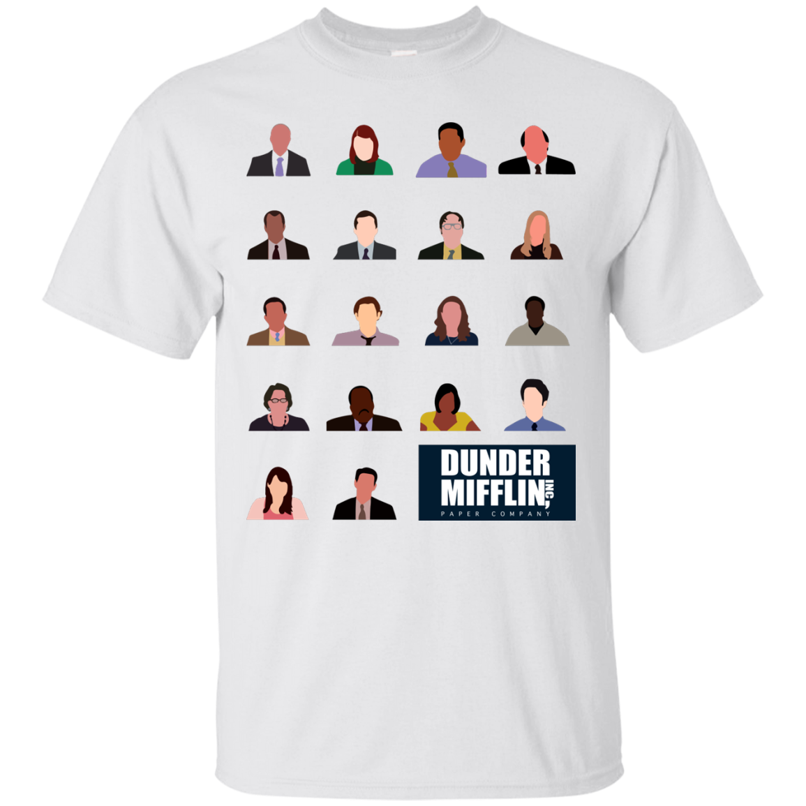 Buy Official The Office Dunder Mifflin Royal Blue Graphic TShirt