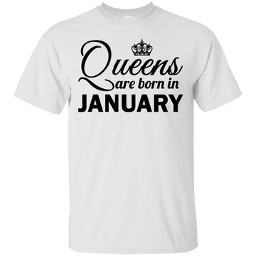 Queens are born in January shirt, tank top, sweater