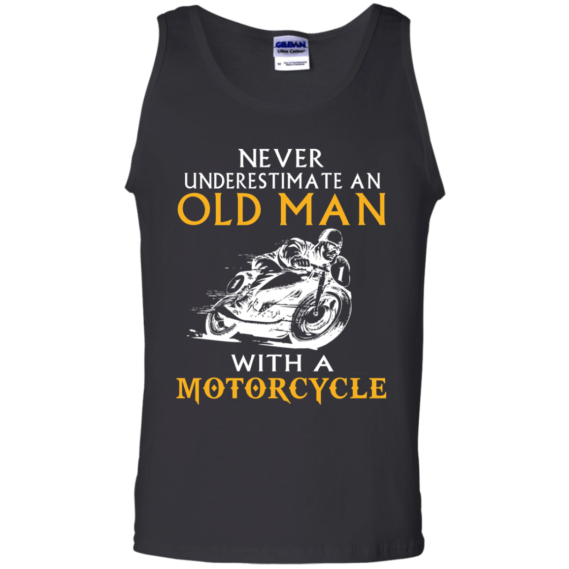 Old man with Motocycle t-shirt/hoodie/tank - ifrogtees