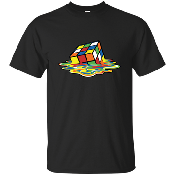 Melting Rubiks Cube shirt: Sheldon Cooper The Big Bang Theory