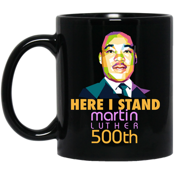 Here I stand, Martin Luther 500th mugs