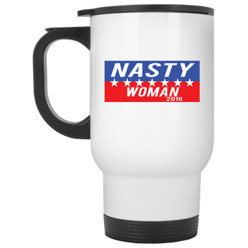 Nasty woman mug, travel mug