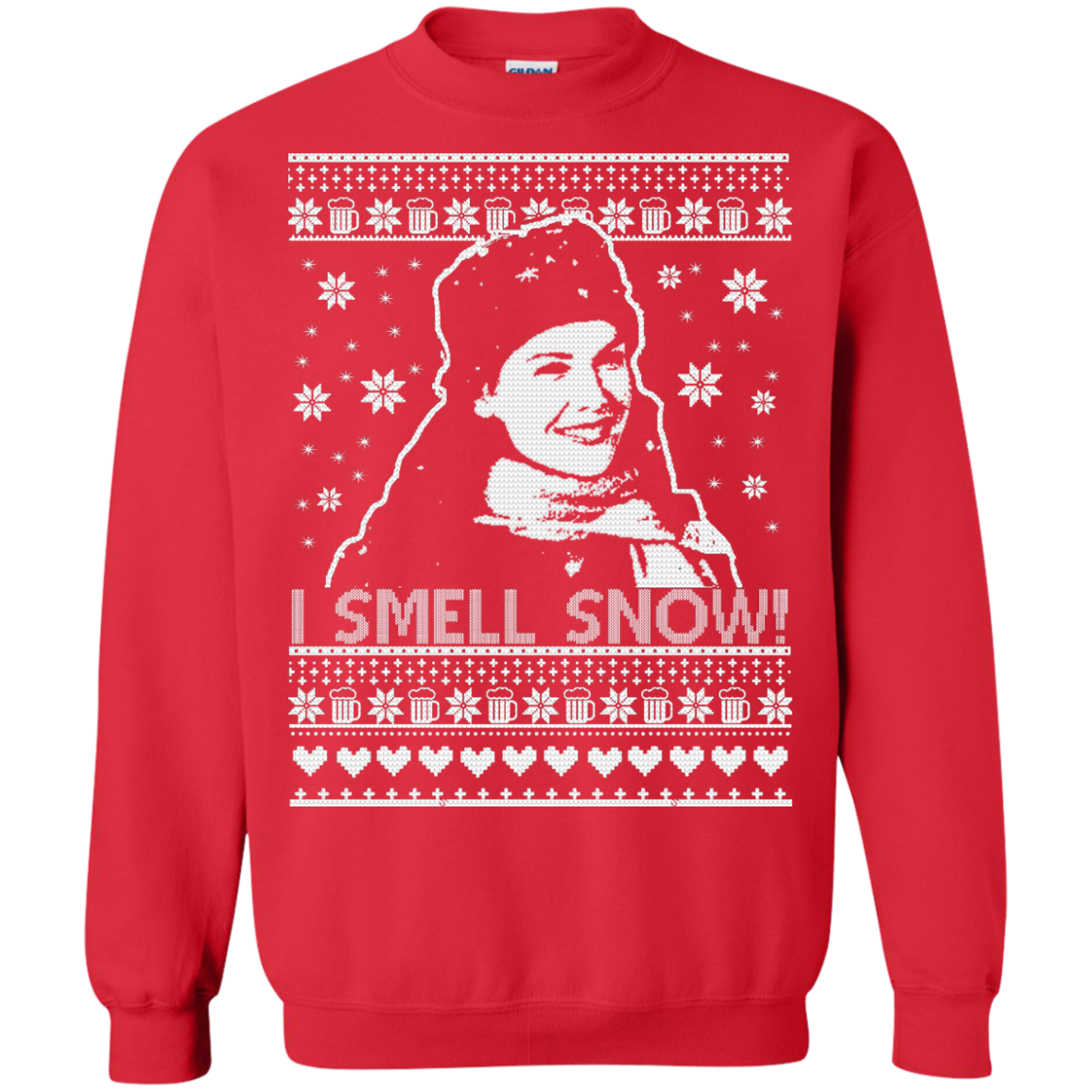 Gilmore Girl Lorelai sweater: I Smell Snow