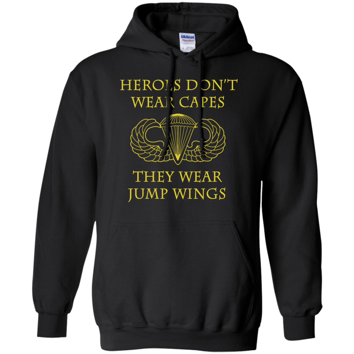 Heroes Don't Wear Capes they Wear Jump Wings Shirt, Hoodie, Tank - ifrogtees