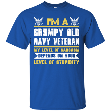 I'm A Grumpy Old Navy Veteran shirt, tank, sweater