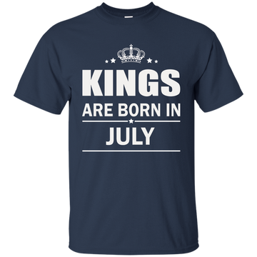 Kings are born in July Shirt, Hoodie, Tank