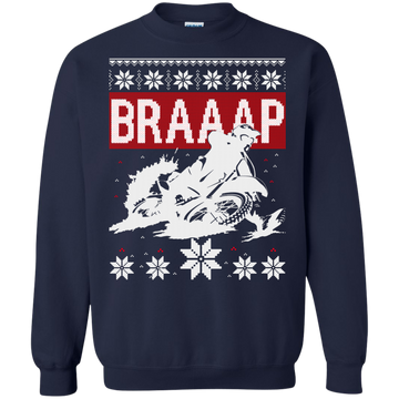 Motocross Braaap Christmas Sweater, Shirt, Hoodie