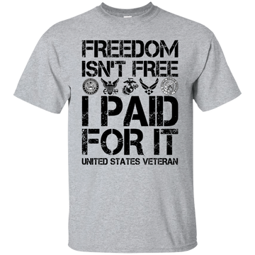 Freedom Is Not Free I Paid For It Shirt, Hoodie, Tank