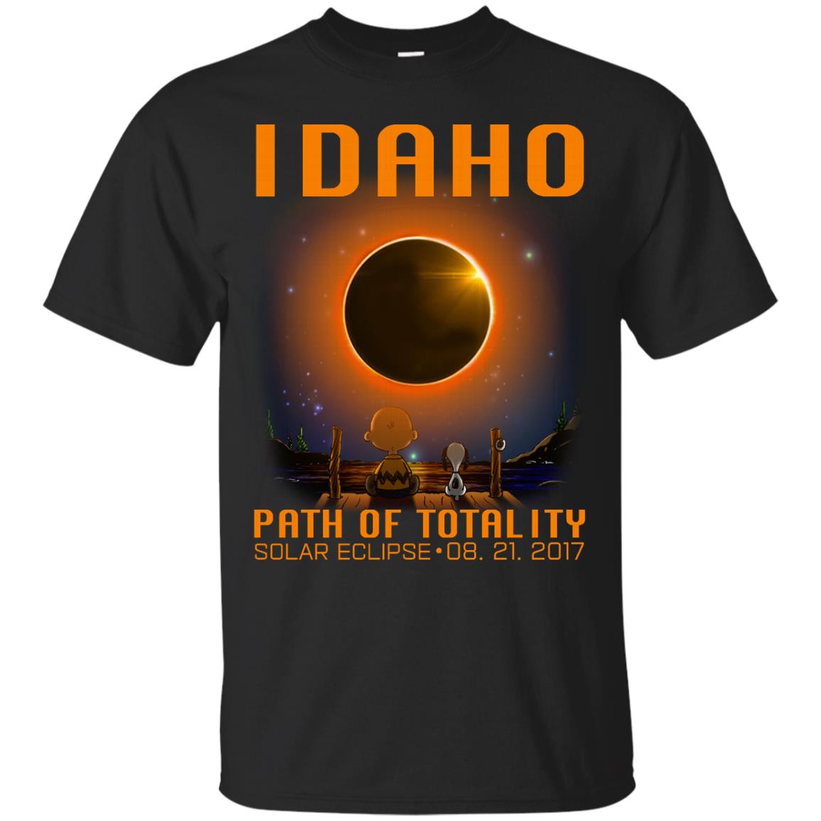 Snoopy and Charlie Brown - Idaho - Path of totality solar eclipse shirt