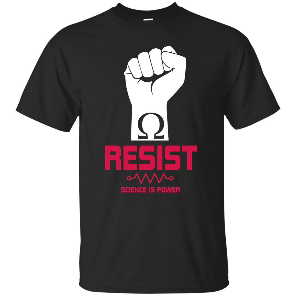 March for Science: Resist, Science is Power Shirt, Hoodie, Tank