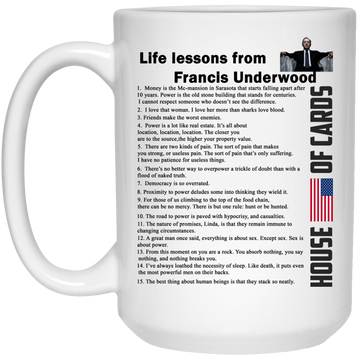 House of Cards: Life lessons from Francis Underwood Mug