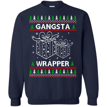 Gangsta Wrapper Ugly Christmas Sweater, Shirt, Hoodie